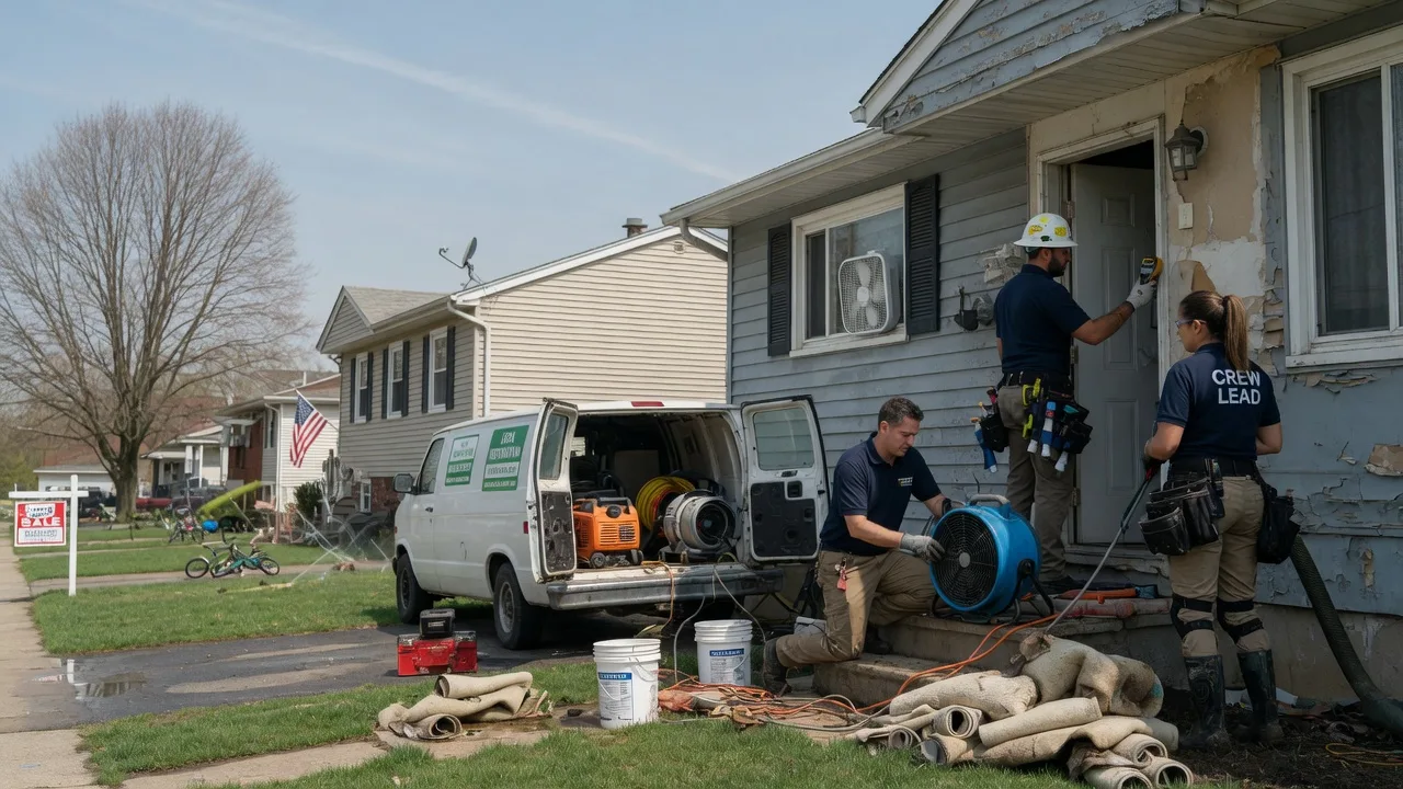 Flood Cleanup in Pillow, PA near me